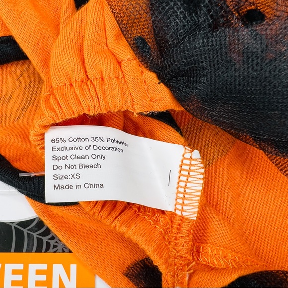 Halloween Dog Outfit Black/Orange XS NWT - Picture 7 of 7